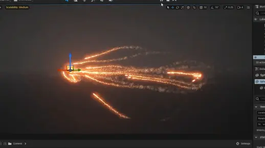 虚幻引擎5_ Niagara教程 炫酷的粒子攻击特效