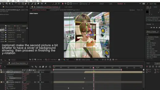 AE教程 几个丝滑柔软弹性自然过渡转场
